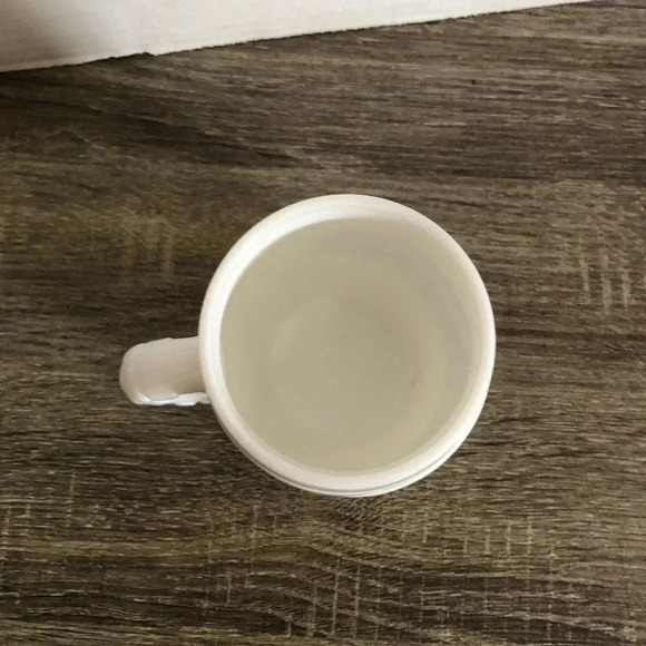 Vtg Milk Glass Barrel  Mug - Picture 5 of 10